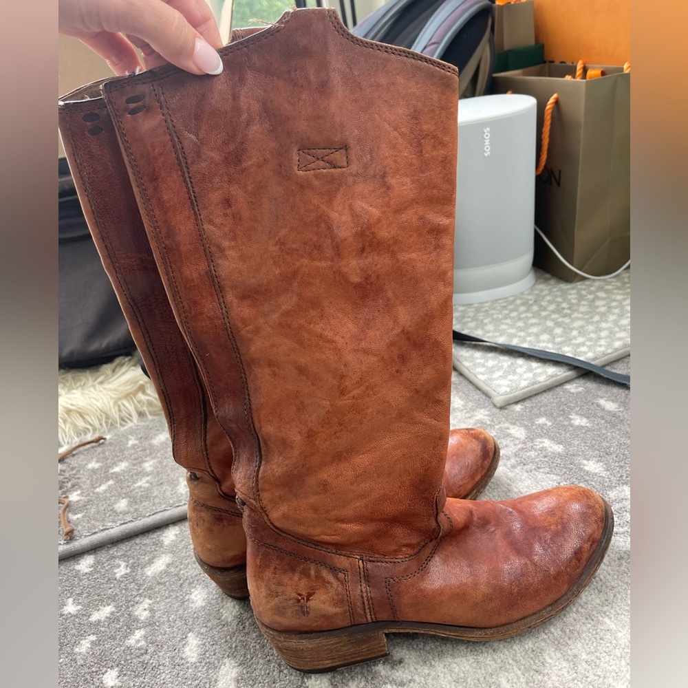 Frye genuine leather riding boots